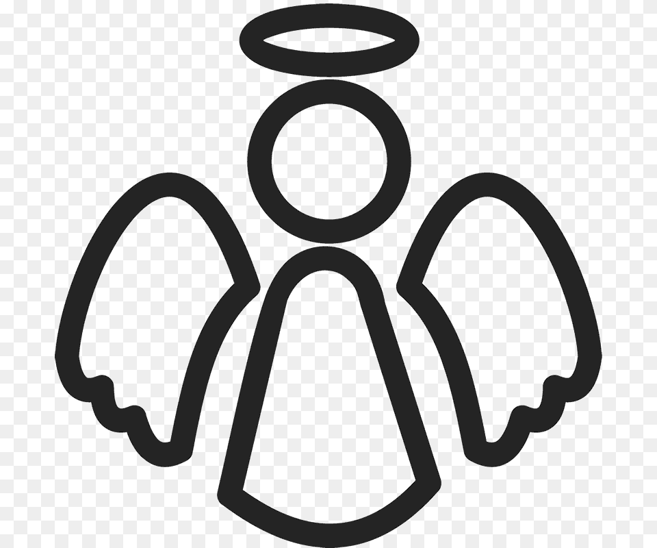 Angel Outline Christmas Angel Outline, Stencil, Smoke Pipe, Emblem, Symbol Png