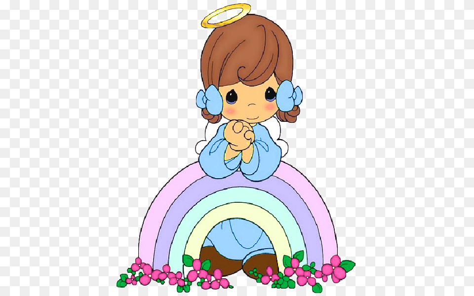 Angel Precious Moments Baby, Person, Face, Head Png