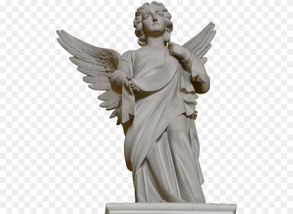 Angel Sculpture Wing Stone Art Cemetery Figure Escultura, Adult, Bride, Female, Person Png