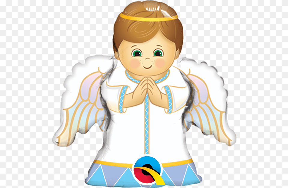 Angel Shaped Balloon, Baby, Person, Face, Head Free Png Download