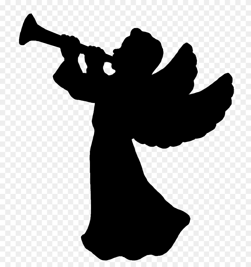 Angel Silhouettes, Lighting, Silhouette Png Image