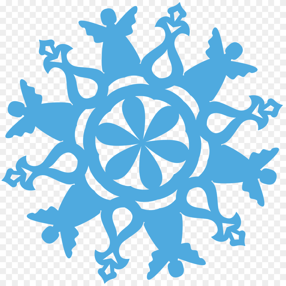 Angel Snowflake Clipart, Art, Floral Design, Graphics, Nature Free Png Download