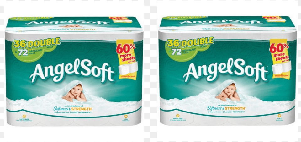 Angel Soft Double Rolls, Baby, Person, Paper, Diaper Free Png Download