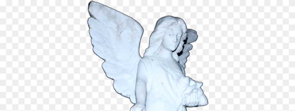 Angel Statue Vaporwave Cemetry Carving, Baby, Person, Face, Head Free Transparent Png