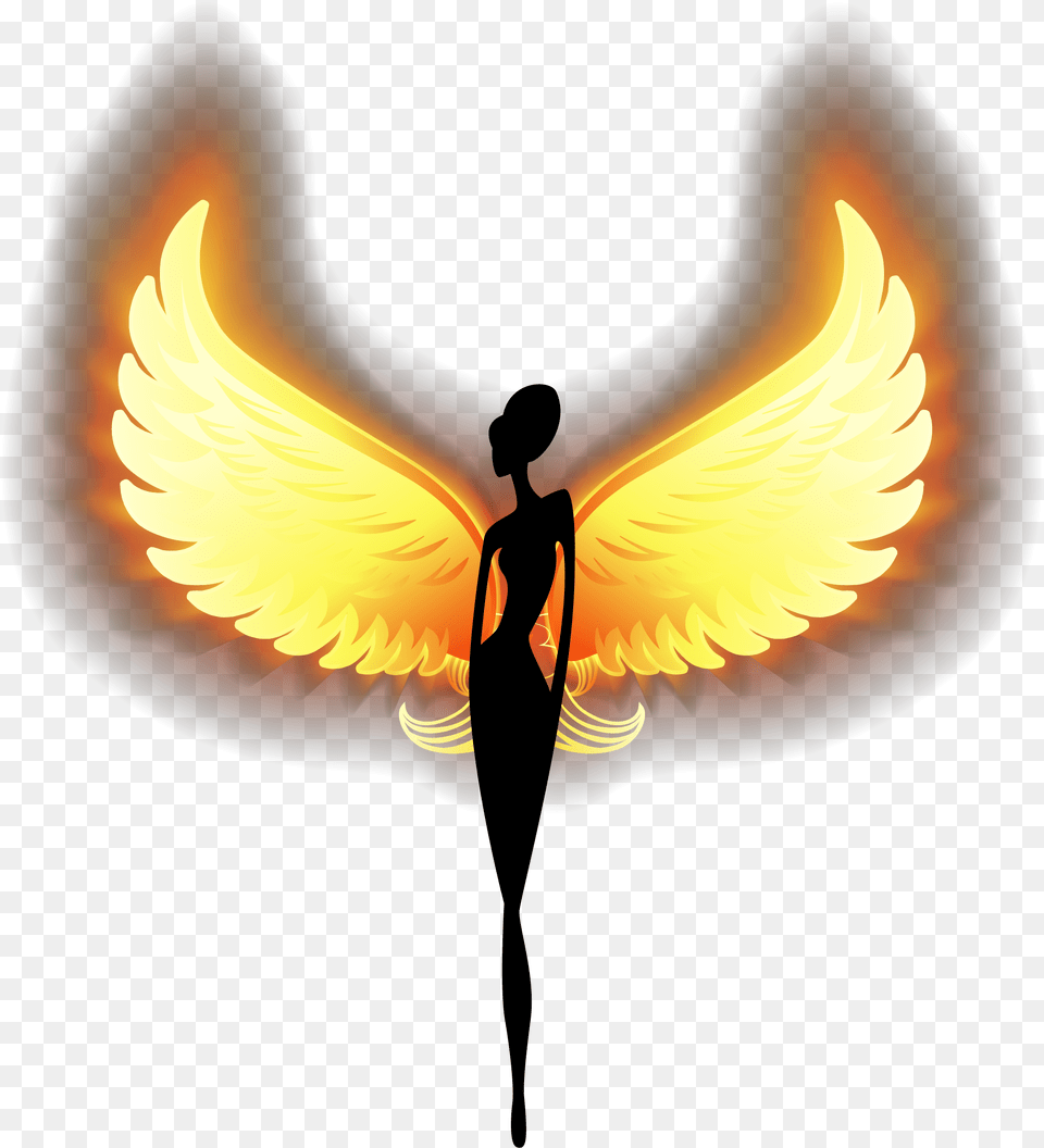 Angel Tattoos Transparent Images Clip Art, Fire, Flame, Chandelier, Lamp Free Png Download