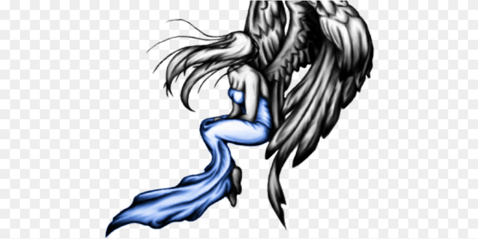 Angel Tattoos Transparent Portable Network Graphics, Adult, Female, Person, Woman Free Png Download