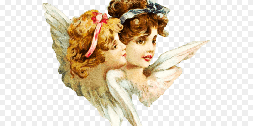 Angel Angels Vintage, Adult, Female, Person, Woman Free Transparent Png