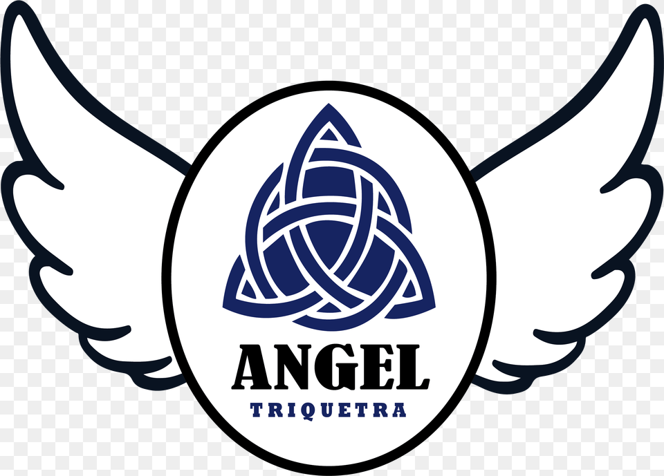 Angel Triquetra Triquetra, Logo, Emblem, Symbol, Animal Free Transparent Png