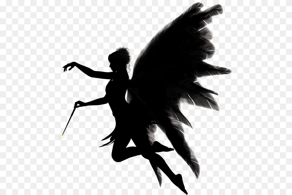Angel Warrior, Silhouette, Person, Dancing, Leisure Activities Free Png