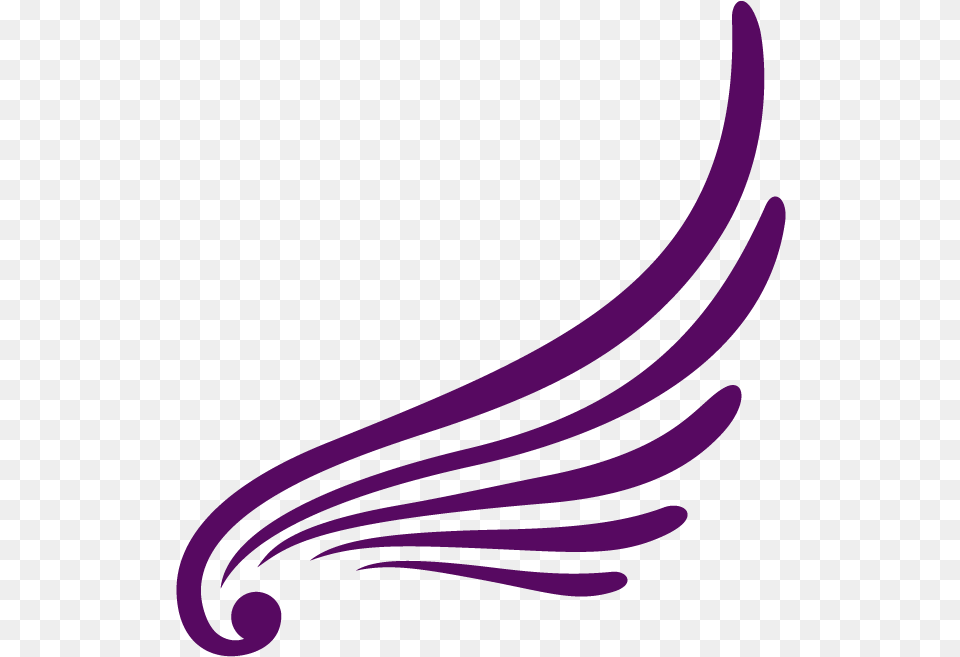 Angel Wing Logos Purple Wings Logo, Art, Floral Design, Graphics, Pattern Free Png Download