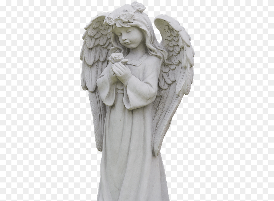 Angel Wing Statue Guardian Angel Female Woman Guardian Angel Cloud Angel In The Sky, Adult, Bride, Person, Wedding Png Image