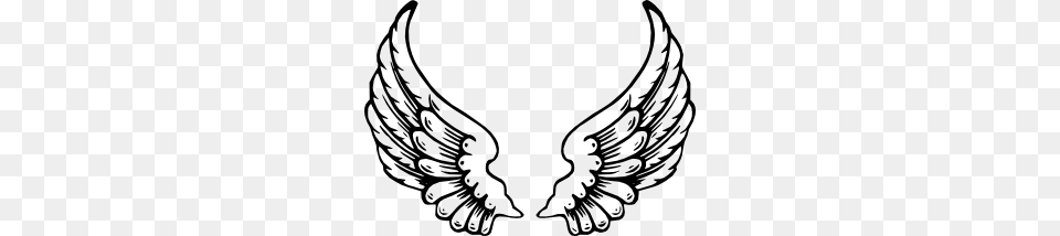 Angel Wings, Emblem, Symbol, Smoke Pipe Png Image