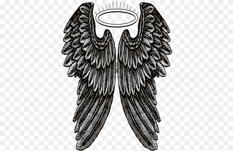 Angel Wings And Halo Face Mask For Sale Wings With Halo, Animal, Bird, Accessories Free Png Download