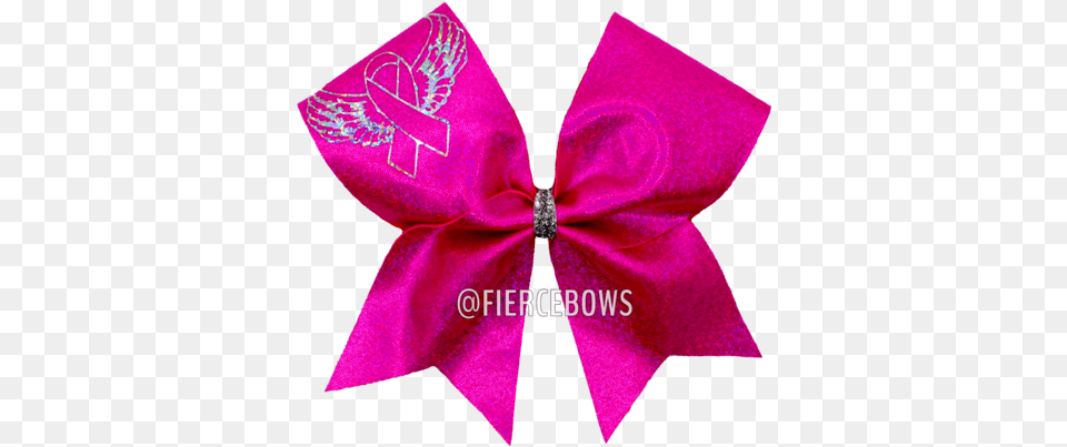 Angel Wings Cancer Awareness Bow Breast Cancer Awareness, Accessories, Formal Wear, Tie, Purple Free Transparent Png