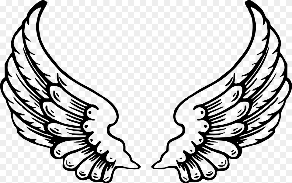 Angel Wings Clipart, Person Free Png