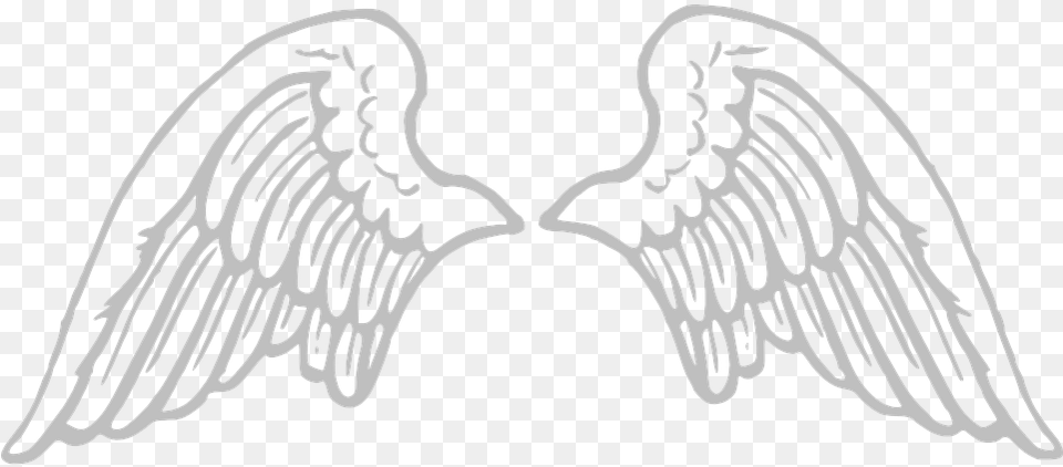 Angel Wings Clipart, Stencil Free Png Download