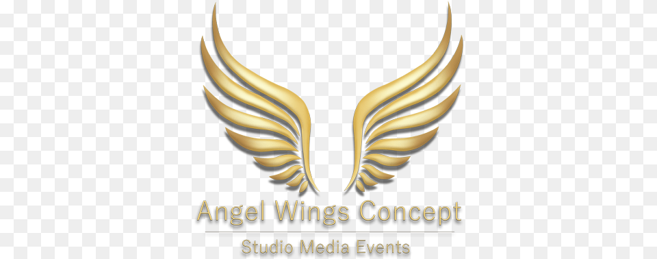 Angel Wings Concept Emblem, Logo, Symbol Png Image