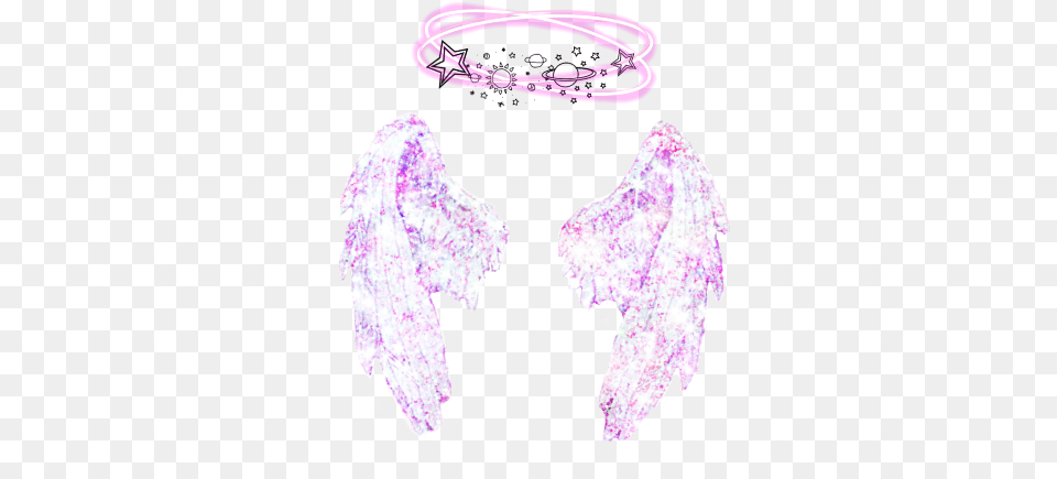 Angel Wings Halo Wingsandhalo Angelhalo Angelwings Leggings, Accessories, Purple, Jewelry, Gemstone Free Transparent Png