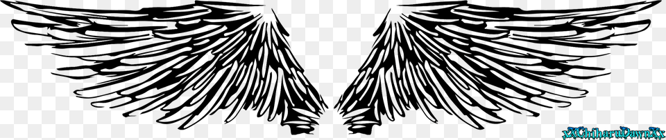 Angel Wings Line Art By Xxchiharudawnxx Free Png Download