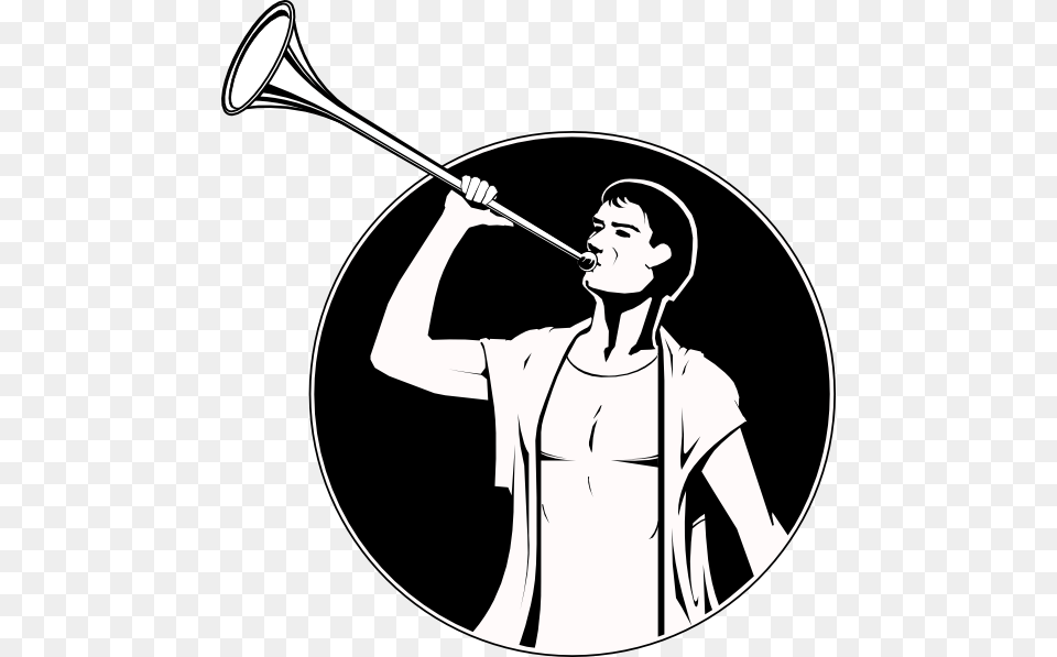 Angel With Trumpet Angel Blowing Trumpet Clipart, Adult, Person, Woman, Female Free Png Download