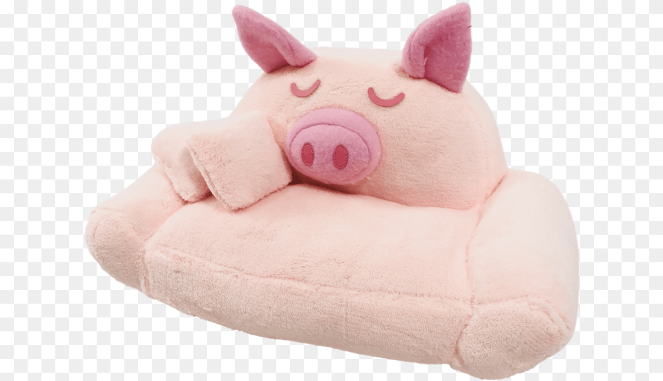 Angela Doll Plush Piggy Sofa With Pillows Pillow, Cushion, Home Decor, Toy Png Image