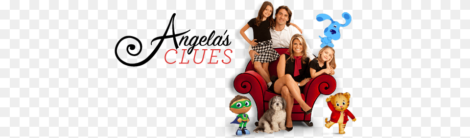 Angelas Clues Blues Clues Angela Santomero, Furniture, Couch, Adult, Person Free Png Download