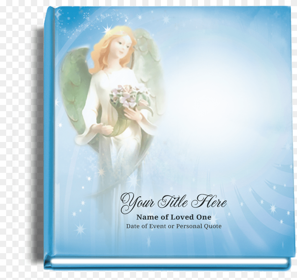 Angelic Funeral Guest Book, Publication, Baby, Person, Face Free Png