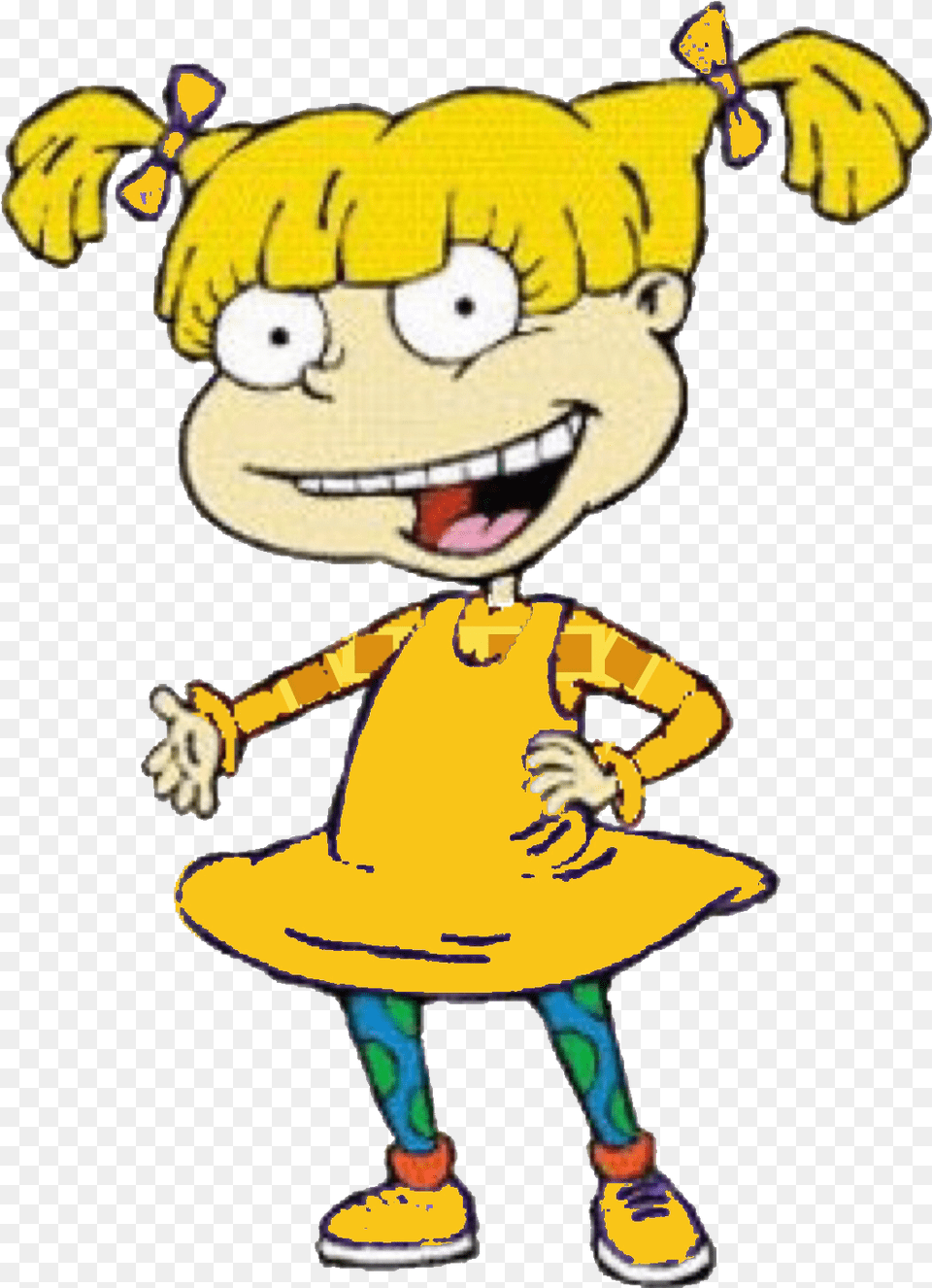 Angelica In Her Yellow Square Shrit Blues Clues Angelica, Clothing, Coat, Cartoon, Doll Free Transparent Png