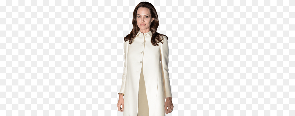 Angelina Jolie, Clothing, Coat, Long Sleeve, Sleeve Free Png Download
