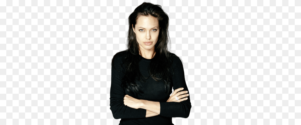 Angelina Jolie, Woman, Sleeve, Portrait, Photography Png