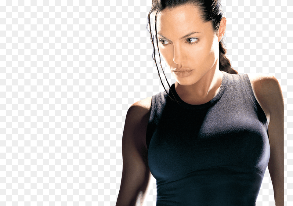 Angelina Jolie, Adult, Undershirt, Person, Female Png