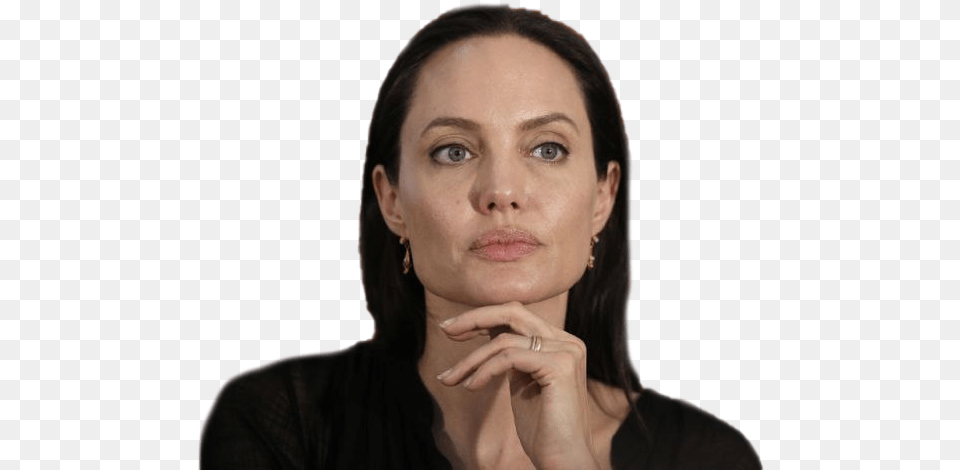 Angelina Jolie Image File Celebrities With Masculine Faces, Woman, Portrait, Photography, Person Free Png