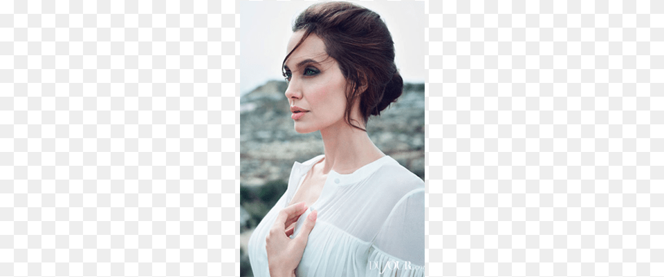 Angelina Jolie To Quit Acting Angelina Jolie New Photoshoot, Adult, Portrait, Photography, Person Free Png Download