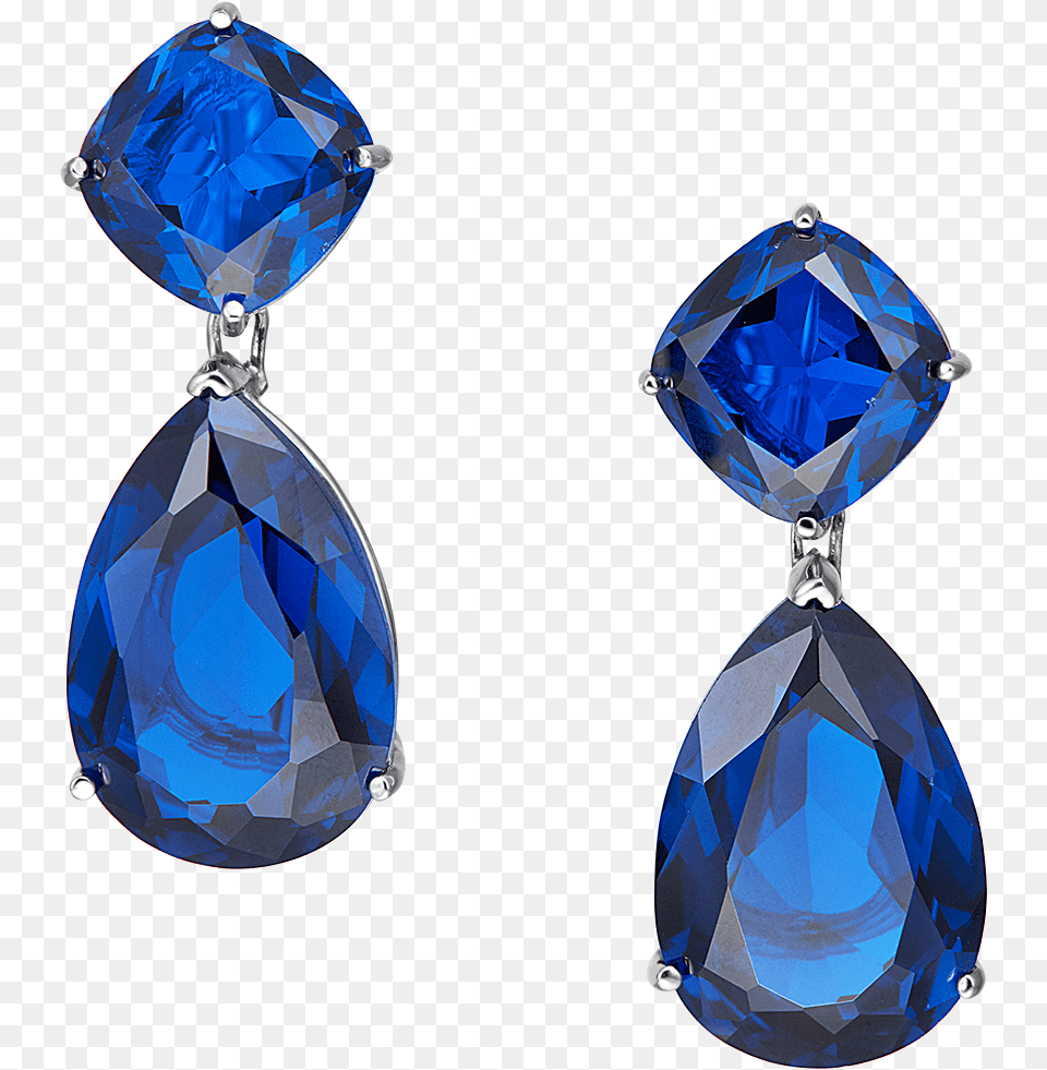 Angelina Omega Clip Blue Earrings Make Them Green With Blue Earring, Accessories, Gemstone, Jewelry, Sapphire Png Image