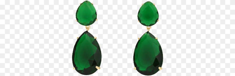 Angelina Teardrop Earrings, Accessories, Emerald, Gemstone, Jewelry Free Png