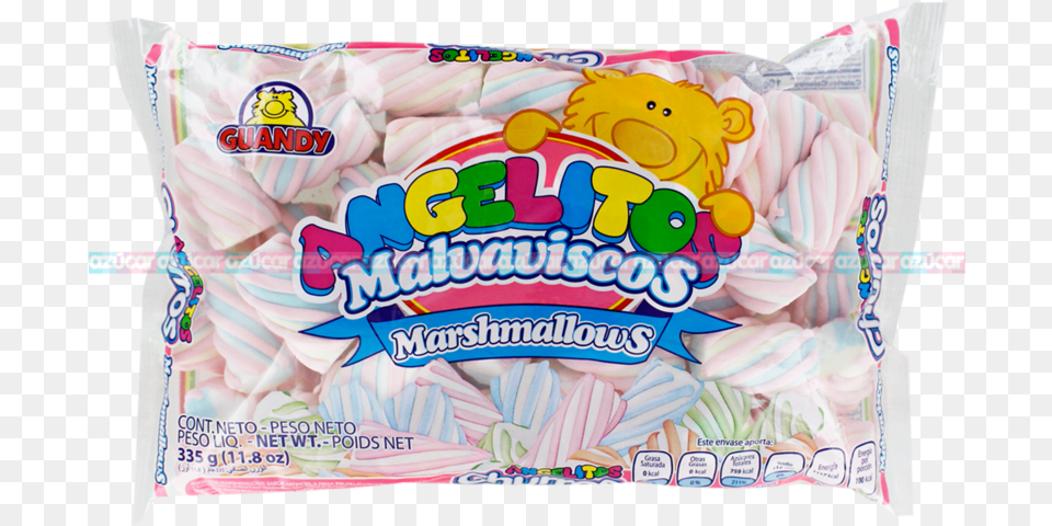 Angelitos Churros Marshmallow, Food, Sweets, Candy, Diaper Png Image