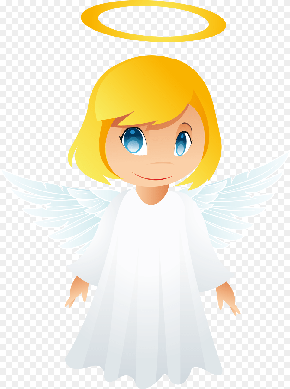 Angels Clipart Transparent Background Cartoon Angel With Transparent Background, Baby, Person, Face, Head Png