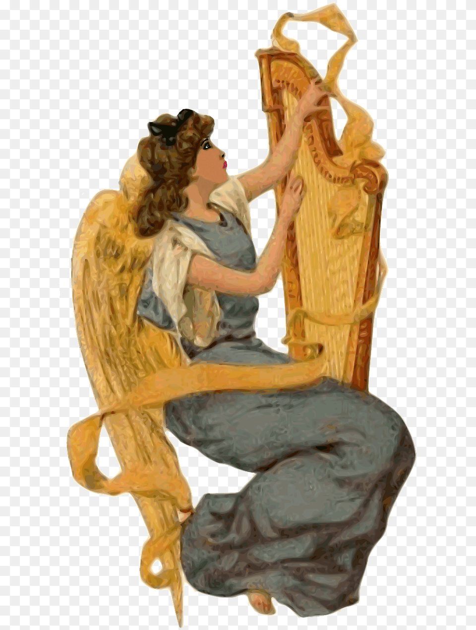 Angels Harp, Musical Instrument, Adult, Female, Person Free Png