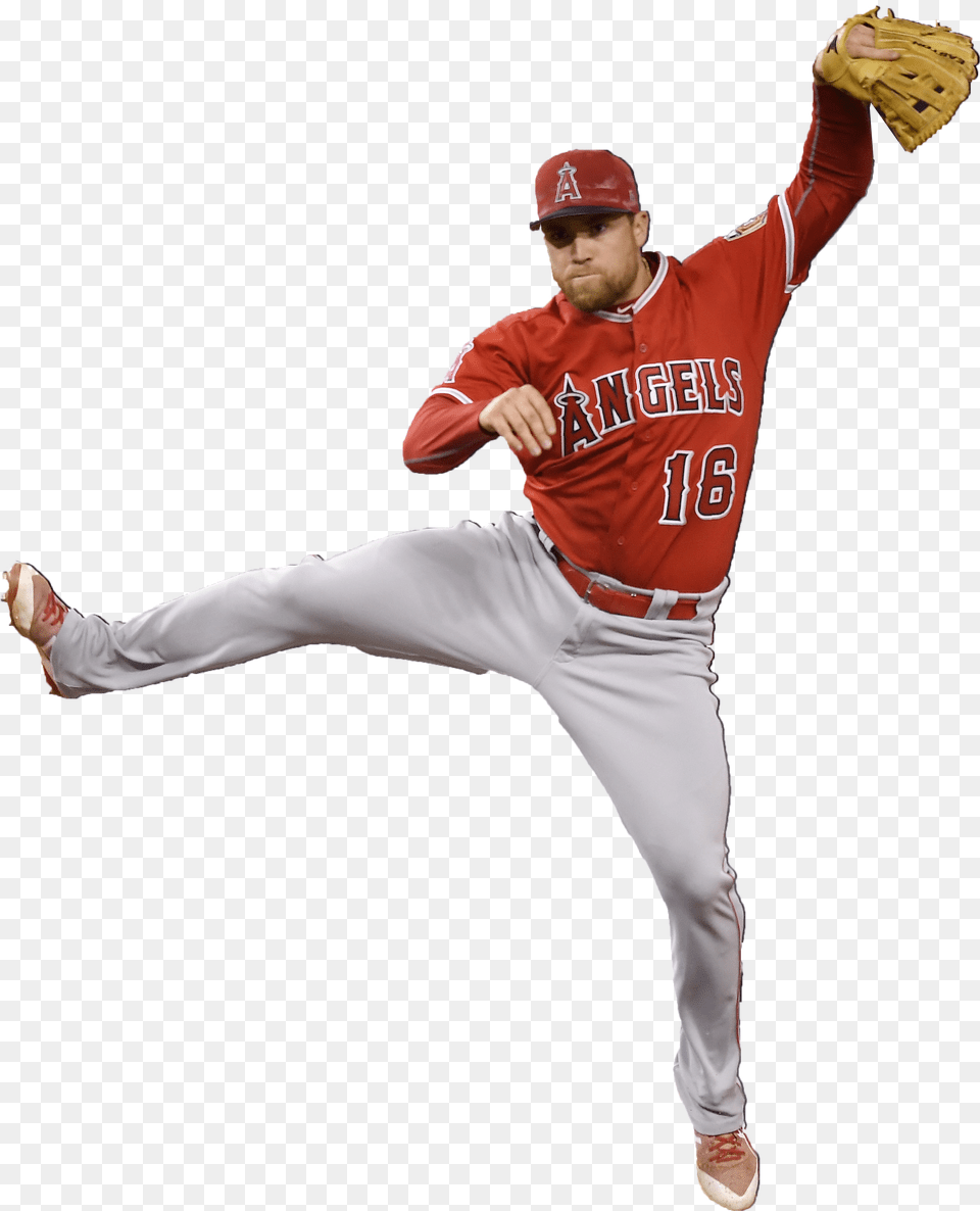 Angels Infielder Nolan Fontana Pitcher, Sport, Baseball, Person, Baseball Glove Png Image