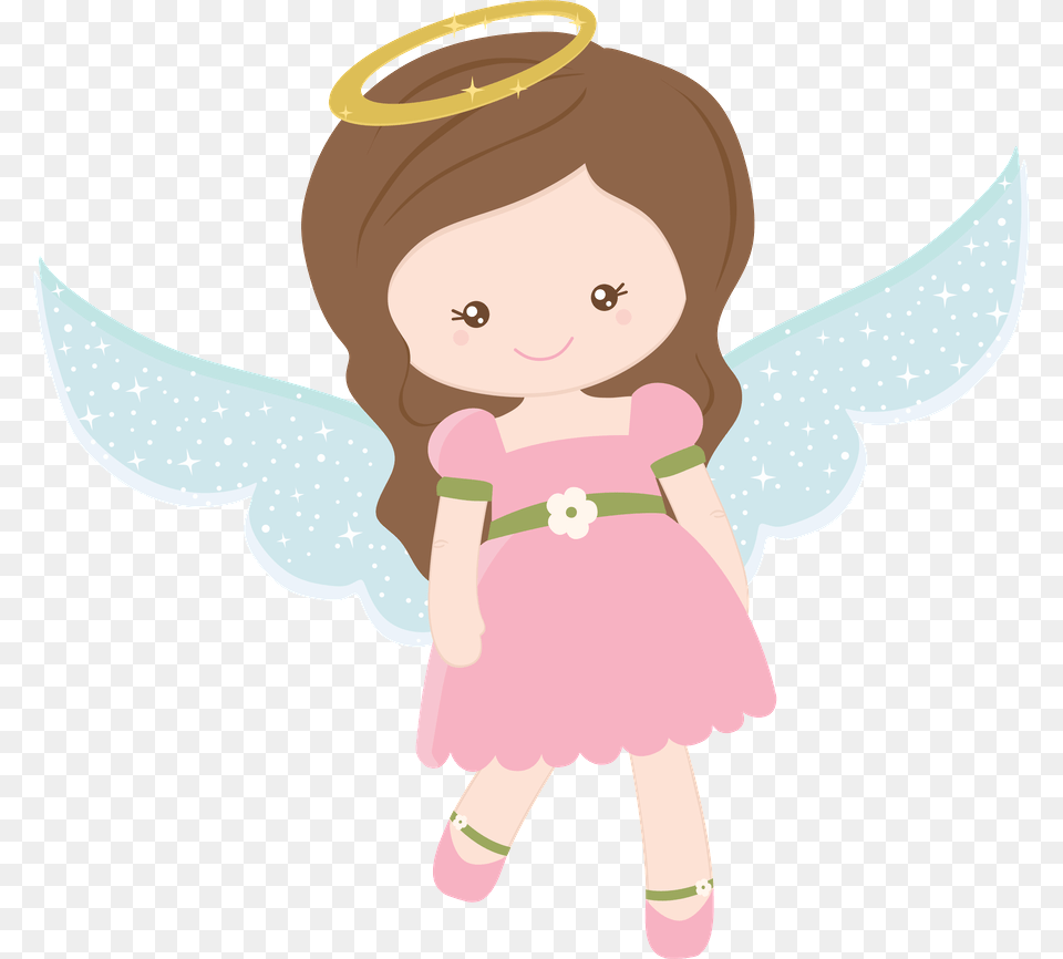 Angels Pretty Clipart Batizado, Baby, Person, Angel, Face Free Png