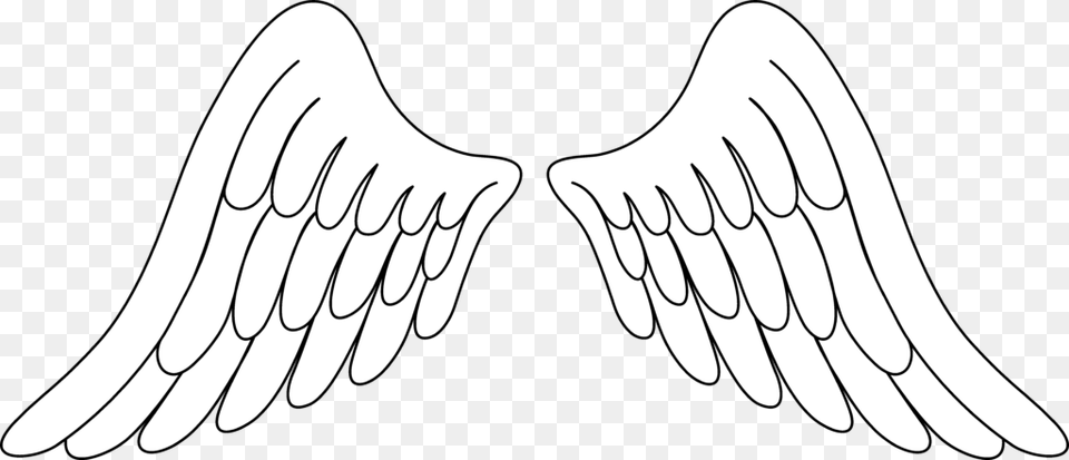 Angels Wings Clip Easy Drawing Angel Wings, Cutlery, Fork, Head, Person Free Png