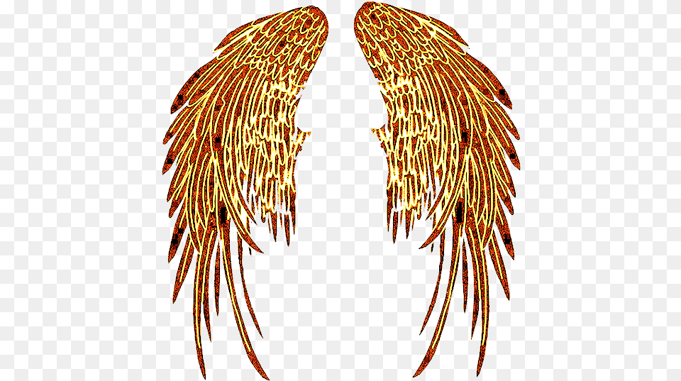 Angelwings Tattoo Transparent Image Tribal Fallen Angel Tattoo, Accessories, Nature, Night, Outdoors Png