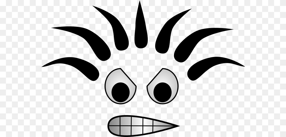 Anger Clipart Mouth Funny Face Cartoon Free Png