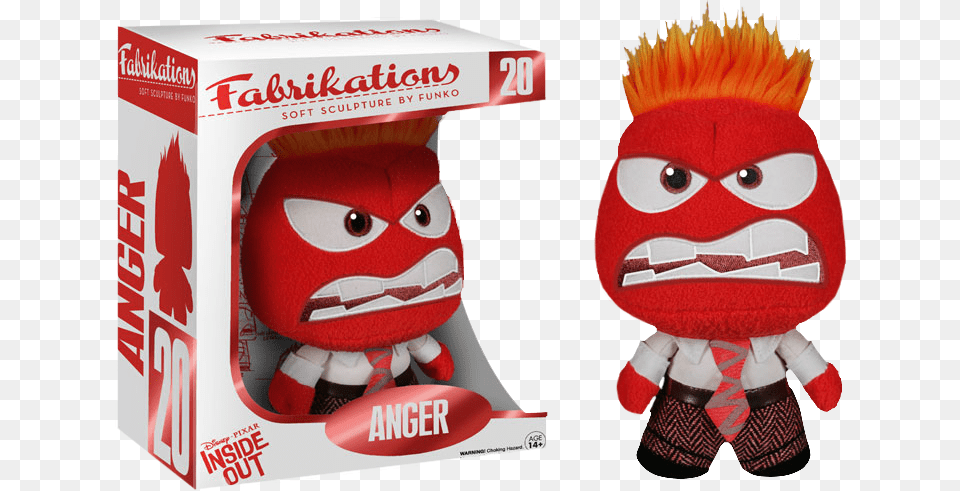 Anger Fabrikations Plush Furia Y Tristeza Intensamente, Toy Free Png