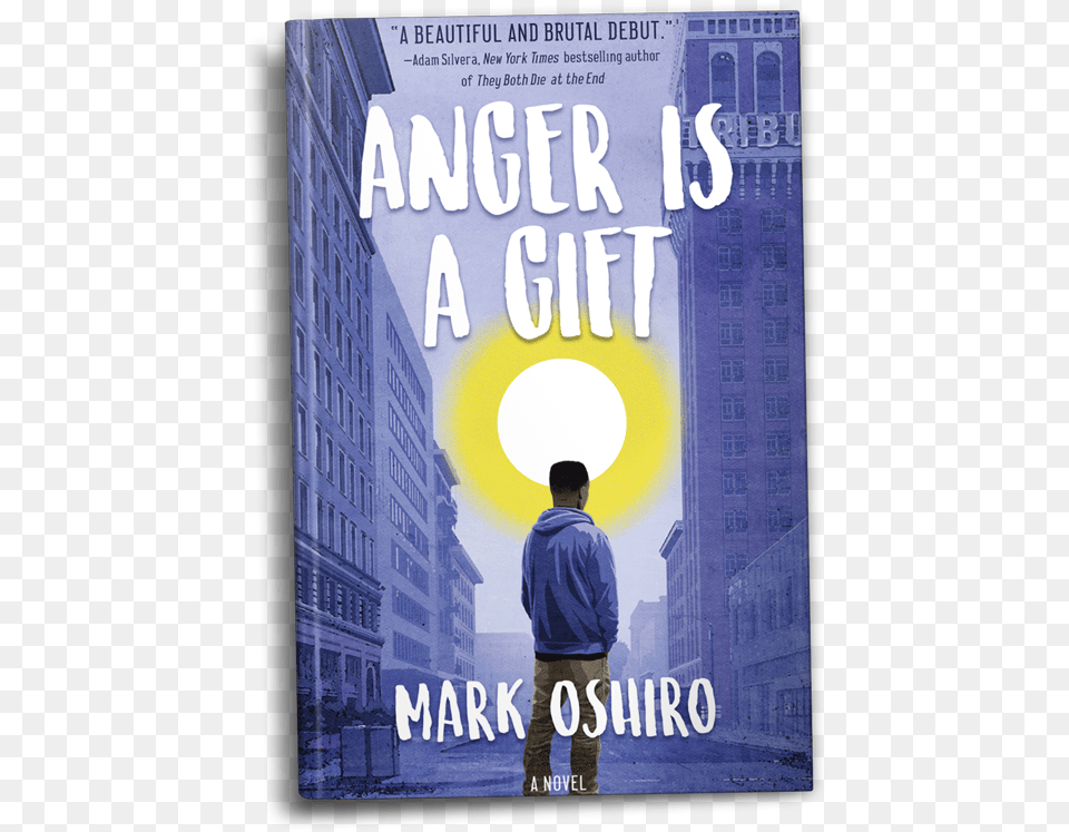 Anger Is A Gift Anger Is A Gift Mark Oshiro, Book, Publication, Adult, Male Free Transparent Png