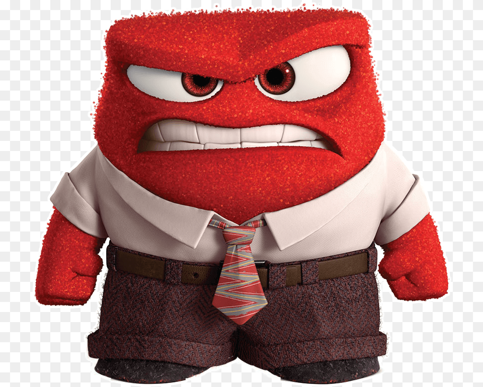 Anger Pixar Emotion Sadness Feeling Anger Inside Out, Plush, Toy, Accessories, Formal Wear Png Image