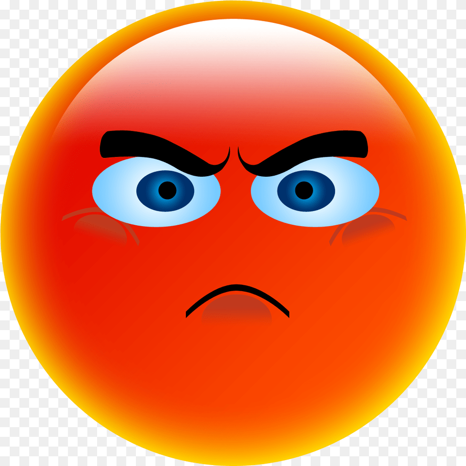Anger Smiley Emoticon Face Clip Art Angry Emoji Transparent Background Angry Emoji, Astronomy, Food, Moon, Nature Free Png Download