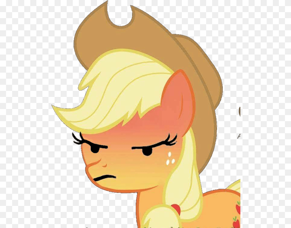 Angery Angry Applejack Edit Emoji Pony Safe Angry Applejack, Face, Head, Person, Baby Free Png