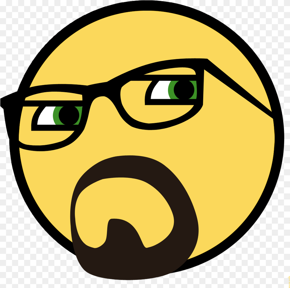 Angielski Z Lucasem Smiley Face With Goatee, Accessories, Glasses Free Png