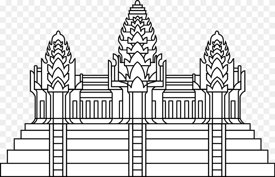 Angkor Wat Cambodian Flag, Art Free Transparent Png